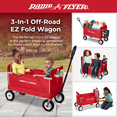 thumbnail image 2 of Radio Flyer Chariot Tout-Terrain 3-en-1 Tout-Terrain EZ Pliable pour Enfants et Cargo, Rouge, 2 of 11