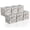 Multi Floral, variant on Sorbus Multi Floral 6-Pack Foldable Storage Cube Bins, 11” Organizer with Handles