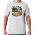 thumbnail image 1 of Mens Manu Bay Surf Company PARADISE SURF SHACK MARLIN T-shirt, 2XL Ash Grey, 1 of 3