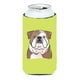 thumbnail image 1 of Tablero de ajedrez verde lima Bulldog Inglés Tall Boy Bebida Aislador Hugger Bb1281Tbc, 1 of 1