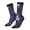 2 Black-1, variant on Lavender Flowers Print Adult Socks for Men & Women,Calf Socks, Ankle Socks,Boots Socks,Breathable Casual Sock,Unisex Crew Socks