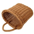 thumbnail image 3 of RENACLIPY Wall Hanging Kitchen Basket Wall Mounted Storage Basket Artificial Rattan 1Pack, 3 of 8