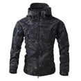 thumbnail image 1 of uikmnh Jackets For Men,Male Winter Skin Scratch Windproof Hooded MultiPocket Jacket,Size M, 1 of 4