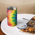 thumbnail image 3 of 20oz Coffee Tumblers Rainbow Tie Dye Mandala Pattern Stainless Steel Vacuum Insulated Travel Tumbler Coffee Cups Mug with Lid and Straw with Cleaning Brush for Cold & Hot Drinks, 3 of 5