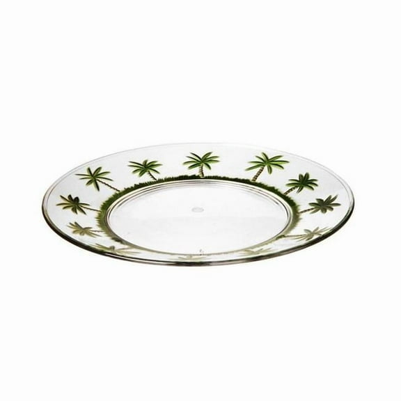 Palm Tree Classic Series 9 in. Plate - Set of 4