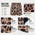 thumbnail image 6 of MINOUVA Men's Duck Camo 5-Inch Inseam Performance Shorts 3-Pack - Lightweight Quick-Dry Athletic Shorts with Pockets, Size S, 6 of 7