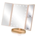 thumbnail image 1 of Espejo de tocador Infitrans triple con luces, 3 unidades, 1 of 7
