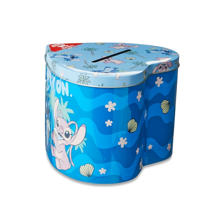 Disney License Lilo and Stitch Heart Tin Mailbox, 1 Count, New
