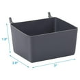 thumbnail image 2 of 16Pcs Pegboard Bins Kit Pegboard Parts Storage Pegboard Accessories Workbench Bins - 8Pcs Grey & 8Pcs Red, 2 of 7