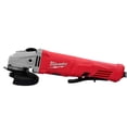 thumbnail image 1 of Miniesmeriladora alambrica de 4-1/2" 11 amp c/paleta de bloqueo Milwaukee 6141-30, 1 of 2