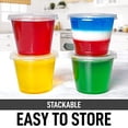 thumbnail image 3 of Vasos para Chupitos de Gelatina Simple Craft 5.5 oz 200 Unidades Transparentes, 3 of 7