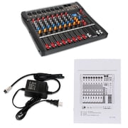 Depusheng DX8 Sound Controller Interface 8 Channel Digital USB Bluetooth MP3 Computer Input 48V Phantom Power Stereo DJ Studio
