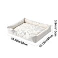 thumbnail image 3 of Leodye 1PCS Water Repellent Fabric Pet Bed with Anti-Slip Dots, All Season Sleeping Mat fors and Small s -19.69x15.75x3.94in, 3 of 7