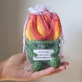 thumbnail image 3 of Funny Dumpster Fire Crochet Figurine with Quote Card, Handmade Office Desk Decor Gift, 3 of 7