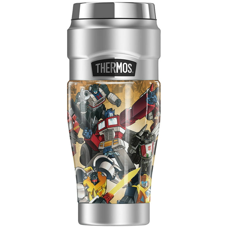 Transformers Autobots V Decepticons THERMOS STAINLESS KING Stainless Steel Drink  Bottle, Vacuum insulated & Double Wall, 24oz 