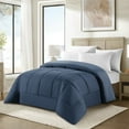 thumbnail image 1 of Swift Home Basic Down Alternative Comforter, All Season Hypoallergenic Cozy Comforter, Twin, Navy, 1 of 8