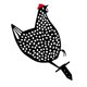 thumbnail image 1 of Inteprter 1 pieza de estaca de pollo, arte de patio, estaca de hueca acrílica, decoración impermeable para césped y jardín Decoración del hogar D Inteprter HA003969-05, 1 of 1