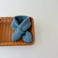 thumbnail image 2 of Splozh Kid Scarf for Girl Children's Scarf Comfortable Warm Solid Color Knitted Boys Girls Baby Neck Scarf Blue,One Size, 2 of 3