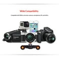 thumbnail image 4 of Motorized Camera Dolly with Wireless Remote, Adjustable Speed Mini Slider for DSLR, Mirrorless, Smartphones & Action Cameras, Curved & Straight Shooting, 3kg Load Capacity, 4 of 17