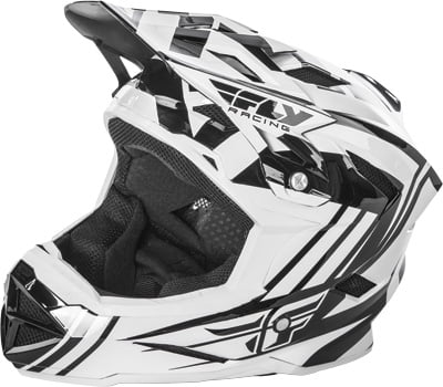 Fly Racing Default Helmet White/Black 