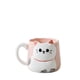 thumbnail image 1 of Taza de cerámica Gatito con relieve HappyWare 500ml rosa, 1 of 4