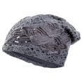 thumbnail image 1 of Femmes Élégantes Dentelle Florale Slouchy Baggy Tête Bonnet Bonnet Cancer Turban, 1 of 6