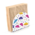thumbnail image 2 of Umbrellas Raindrop Napkin Holder for Table Clear Napkin Stand Paper Holder Acrylic Organizer Dispenser Napkins for Dinner Kitchen Restaurant Room, 2 of 8