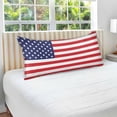 thumbnail image 5 of Coolnut American Flag Zipped Velvet Pillowcases 20x26 in, Soft and Cozy Decor Giftsative Plush Pillow Case with Hidden Zipper for Bedroom, Sofa, Couch107, 5 of 7