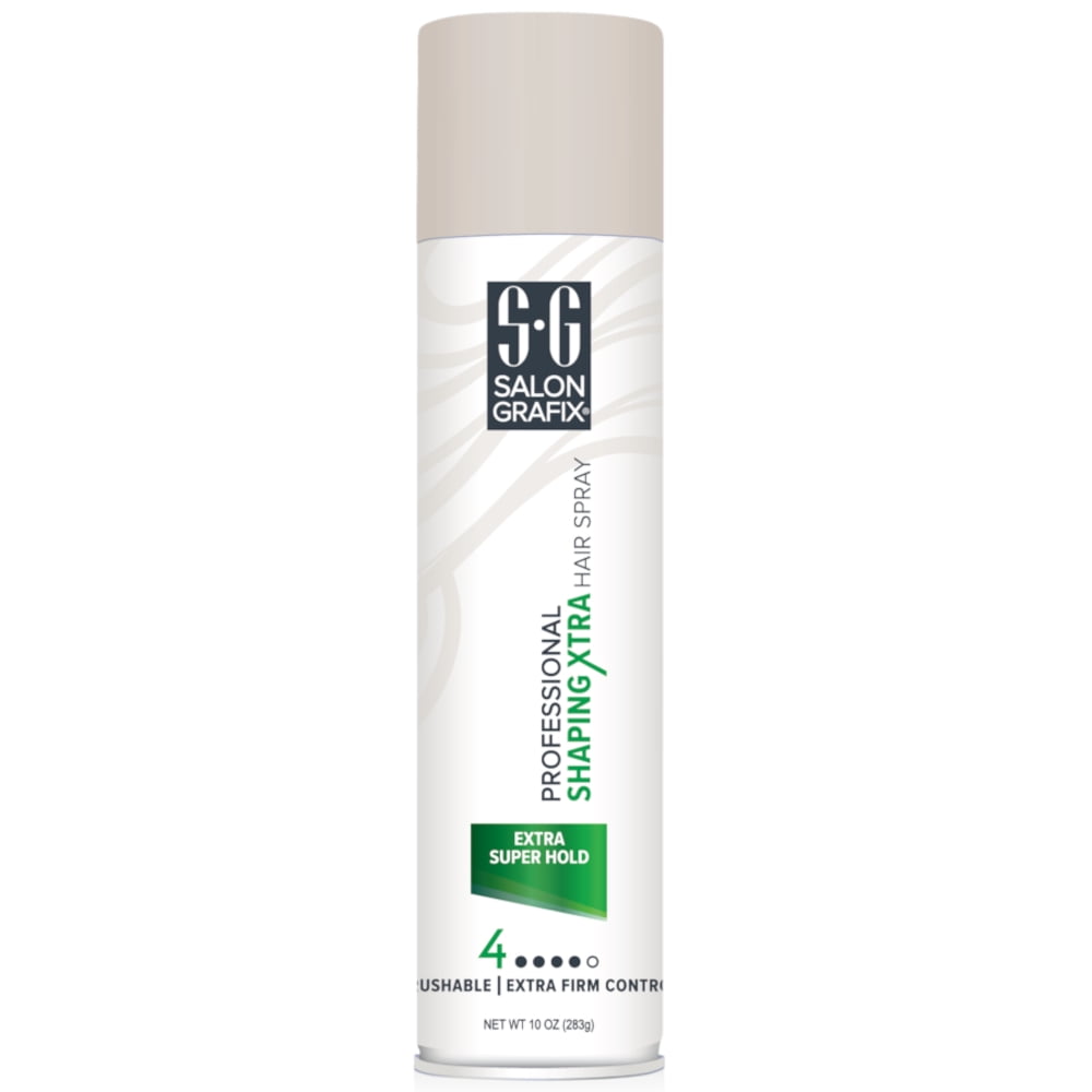 Salon Grafix? Professional Extra Super Hold Shaping Hair Spray 10 oz. Aerosol Can