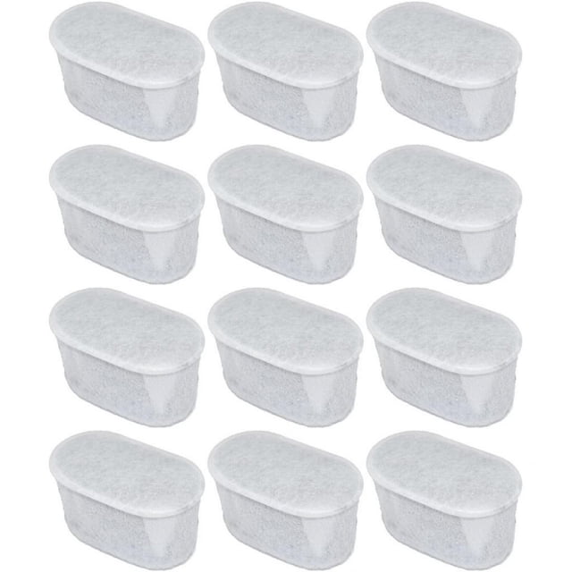 Charcoal Water Filter For Coffee Makers, Activated Charcoal Filters Enhances Filtration And Improves Taste For Your Coffee, Natural Coconut Shells Micromesh Material For Coffee Machines (12 Pack)