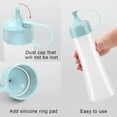 thumbnail image 4 of 400ml Silicone Squeeze Bottle with Lid and Cap Reusable Olive Oil Dispenser Bottle Condiment Oil Dispenser Travel Bottles Squirt Container for Sauce BBQ, 4 of 5