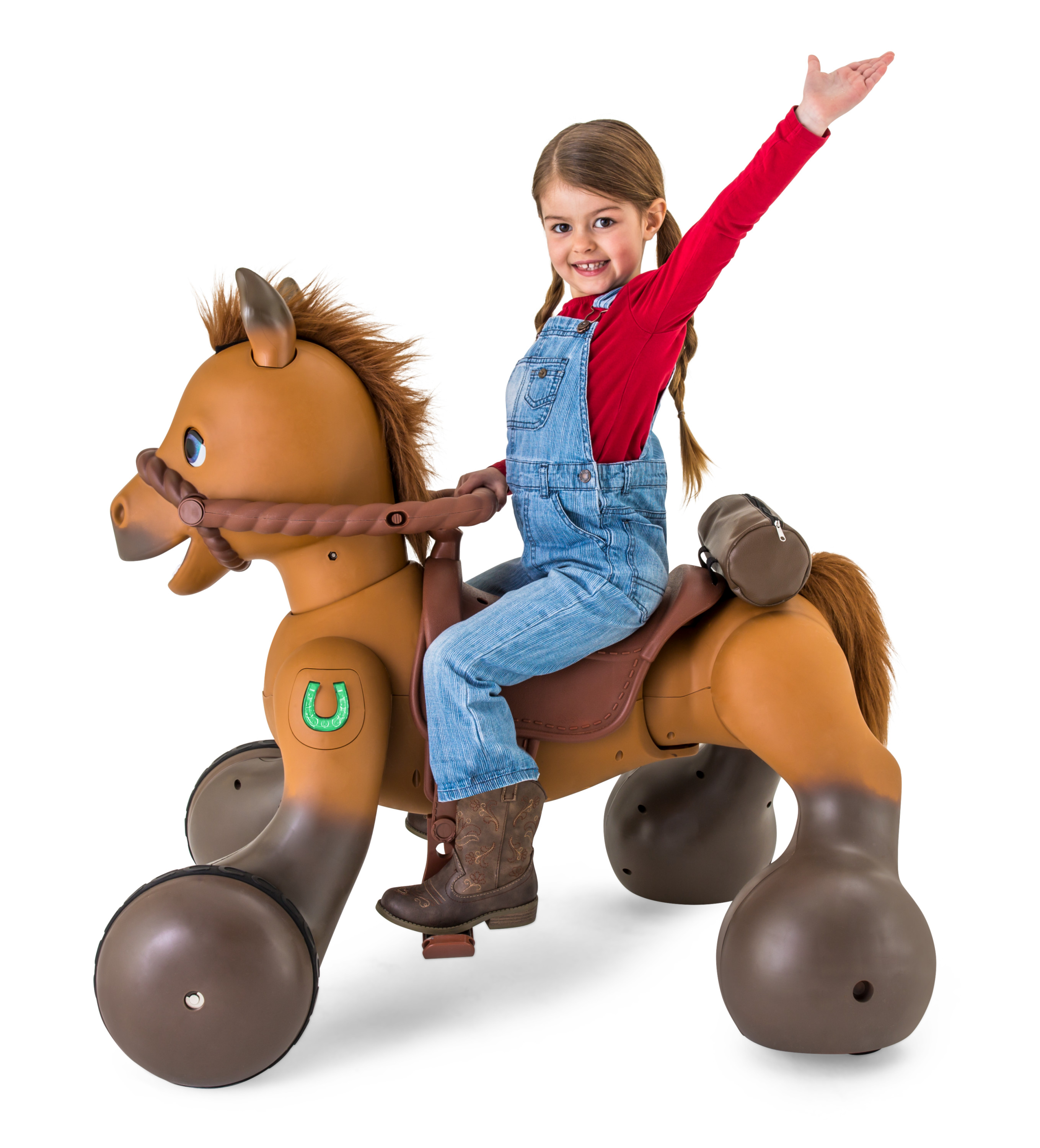 12-Volt Rideamals Scout Pony Interactive Ride-On Toy by Kid Trax - image 4 of 10
