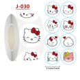thumbnail image 5 of Pegatinas de Anime Sanrio, calcomanías Kawaii de Hello Kitty Kuromi Melody, calcomanías de Pvc para ordenador portátil, decoración Stiker, juguetes de recompensa para niños, 500 piezas por rollo, 5 of 5