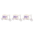 thumbnail image 4 of pitrice Tricycle Bike Shape Flower Basket Storage Wedding Party Home Decor Gift blue 13*20cm 3Set, 4 of 6