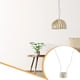 thumbnail image 3 of Yuarrent Portalámparas para el hogar, Base de luz para sala de estar y dormitorio con cables, toma de cerámica G10, accesorios de Decoración del hogar, 3 of 6