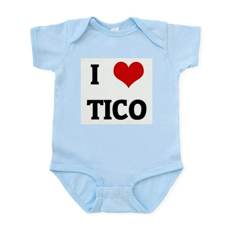 

CafePress - I Love TICO Infant Bodysuit - Baby Light Bodysuit Size Newborn - 24 Months