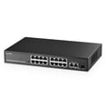thumbnail image 1 of Conmutador POE Binardat de 19 puertos, 16 POE+, 1000 Mbps con 2 enlaces ascendentes, 1 of 8