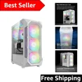 thumbnail image 2 of Mid-Tower Gaming PC Case - Compact Design with RGB Lighting & Efficient Airflow, 2 of 5