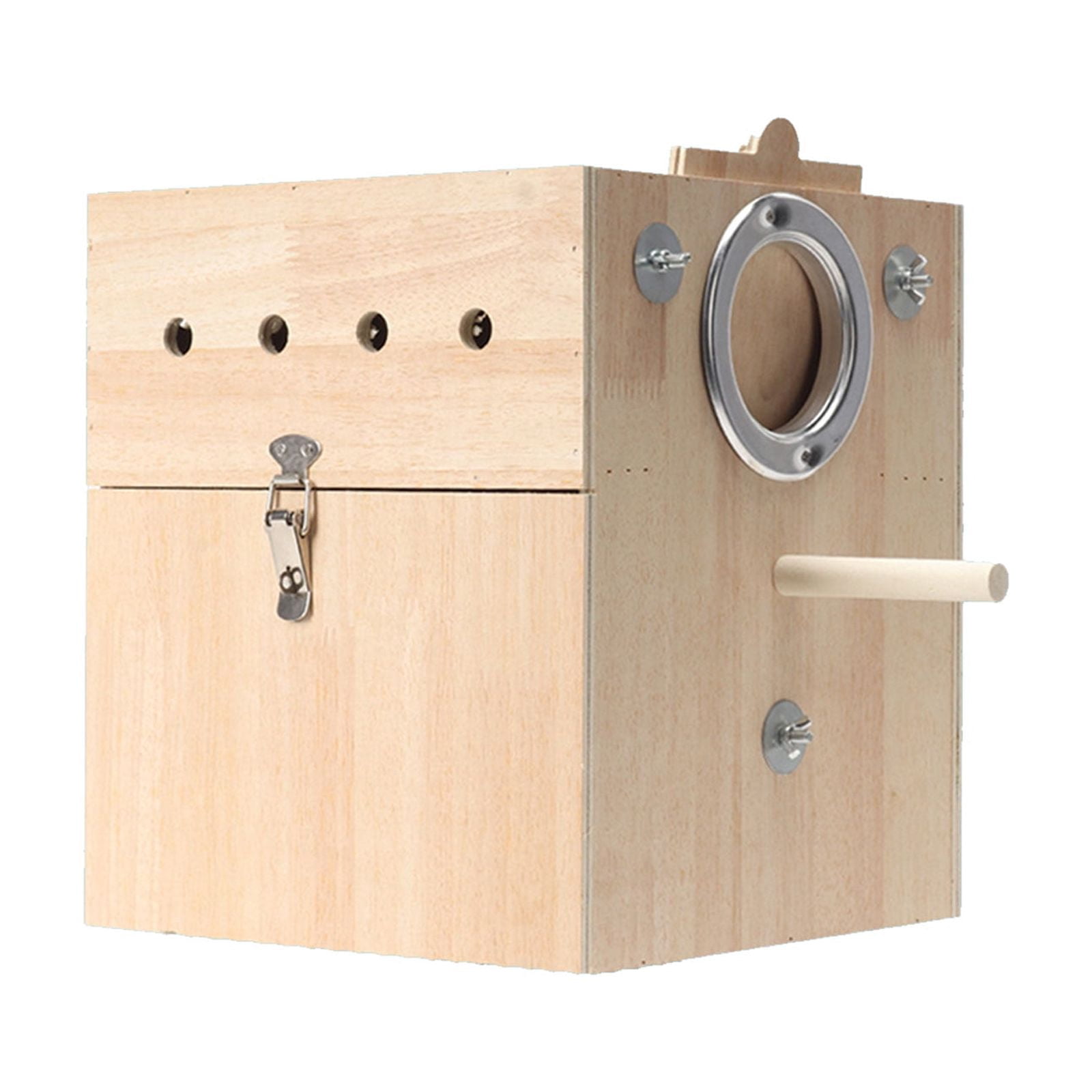 Bird House Cage Nest Box Nest Detachable Drawer Standing Hideouts for Bird Enthusiasts Hideouts Household Use