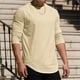thumbnail image 4 of pstuiky camisa de manga larga para hombre, Camiseta informal de cuello redondo de punto para hombre, camiseta deportiva informal falsa, camiseta de cuello redondo de manga larga Tops de hombre xl, 4 of 8