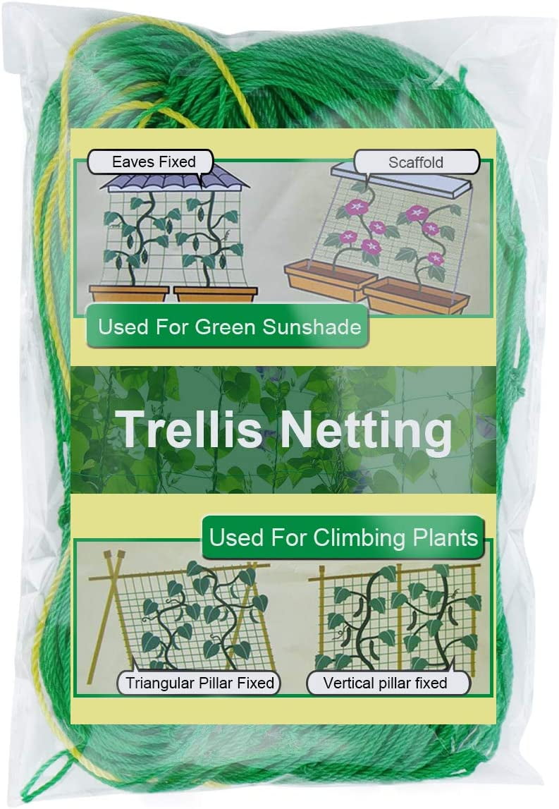 Rural365 Elastic Plant Trellis Net 1pk 3x3ft Climbing Plant Scrog Garden Netting 
