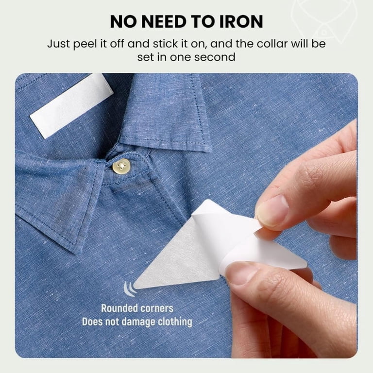 how to keep dress shirt collars from curling Down with curling collars!
