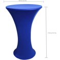 thumbnail image 2 of HSHDLDF JISEN Nappe de Cocktail en Spandex Ajustée Extensible Élastique 24x43 Pouces C-Bleu Royal, 2 of 7