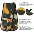 thumbnail image 2 of Yayeee Double Oven Mitt Kitchen Heat Resistant Baking 35" x7" Quilted Glove, Fish Pattern, 2 of 6