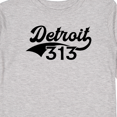 thumbnail image 4 of Inktastic Detroit 313 Boys or Girls Long Sleeve Toddler T-Shirt, 4 of 5