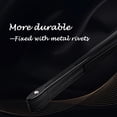 thumbnail image 5 of 2pcs pack Large Foldable Hand Fan 33cm 13inch 2pcs Black Solid Handheld Fan for DIY Painting, 5 of 6
