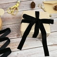 thumbnail image 4 of GTYBOVA 1 inch Wide x 25 Yards Black Velvet Ribbon - Premium Soft Craft Ribbon for Gift Wrapping, Wedding Bouquets, and Holiday Decorations, 4 of 9