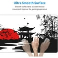 thumbnail image 5 of Japanese Large Black Mouse Pads for Desk, Full Desk Gaming Mousepad with Mountains and Red Sun, Extended Long XL Computer Mat with Stitched Edges and Non-Slip Base for Desktop, Keyboard, 31.5*11.8 in, 5 of 6