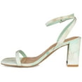 thumbnail image 2 of Journee Womens Chasity Open Square Toe Block Heel Sandals, 2 of 8