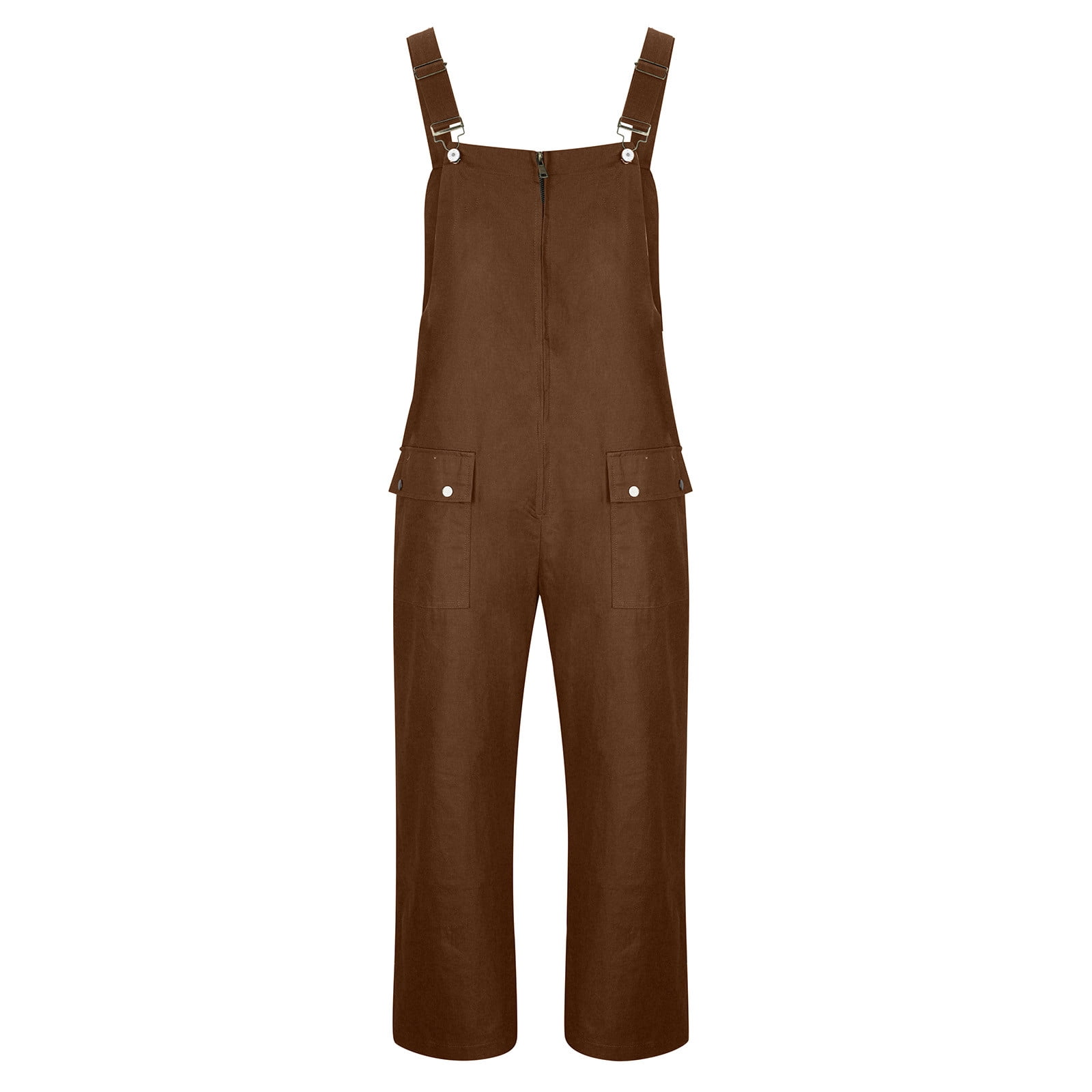 cllios Mens Work Bib Overalls Baggy Lightweight Jumpsuit Big and Tall Coveralls Loose Fit Cargo Workwear with Snaps Pockets